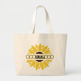 Bolsa Tote Grande Girassol Dia de as mães moderno