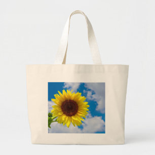 Bolsa Tote Grande Girassol no céu