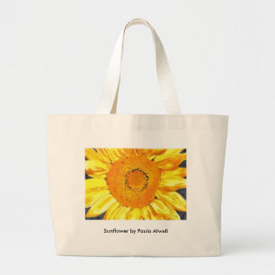 Bolsa Tote Grande Girassol por Paula Atwell