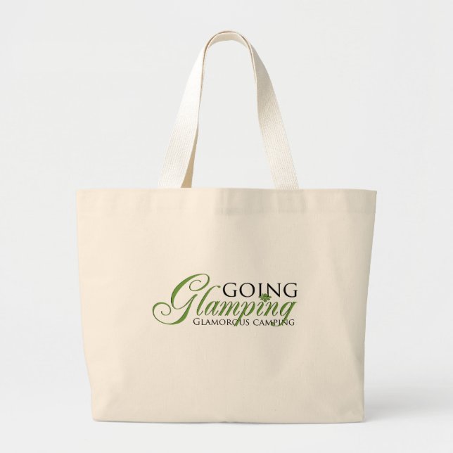 Bolsa Tote Grande Glamping indo (Frente)