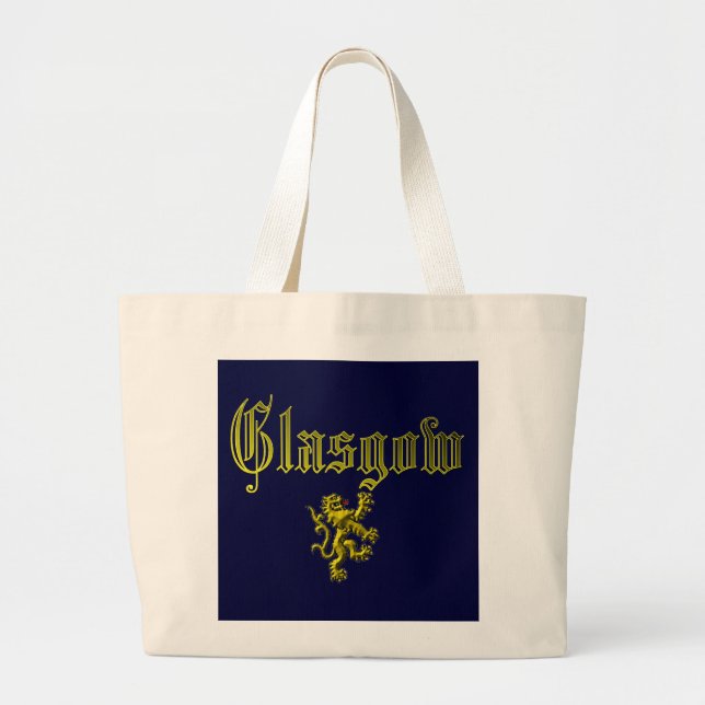 Bolsa Tote Grande Glasgow Scotland (Frente)