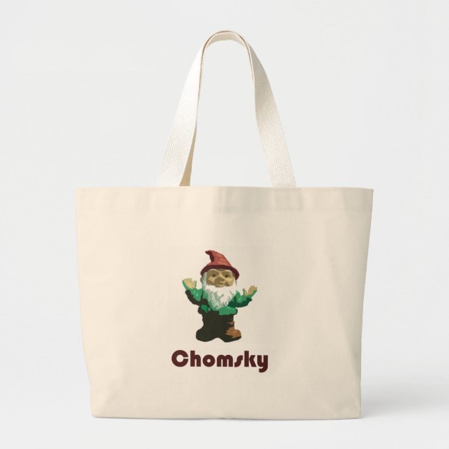 Bolsa Tote Grande Gnomo Chomsky (Frente)