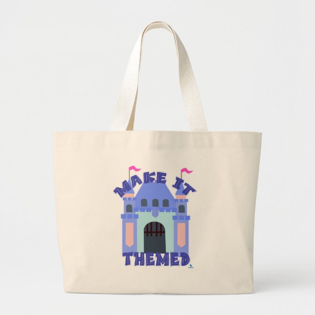 Bolsa Tote Grande Go Make It Themed Castle Park Fun  (Frente)