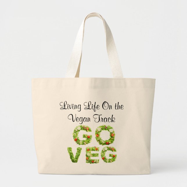 Bolsa Tote Grande Go Veg (Frente)