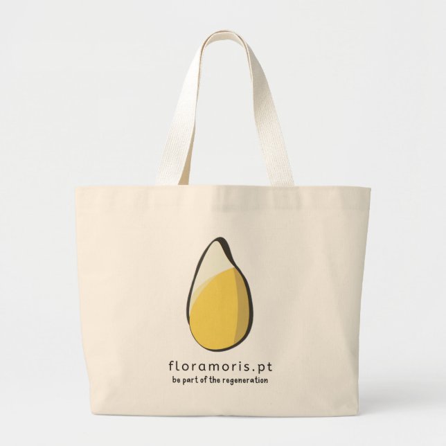 Bolsa Tote Grande — golden seed (Frente)