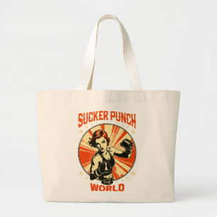 Bolsa Tote Grande Golpe Baixo no Mundo