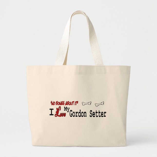 Bolsa Tote Grande Gordon Setter (Frente)