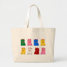 Grand Tote Bag maneki neko