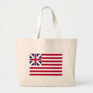 Bolsa Tote Grande Grand Union, 1ª Bandeira dos EUA das Colônias