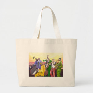 Bolsa Tote Grande ** Grande Banda JAzz **