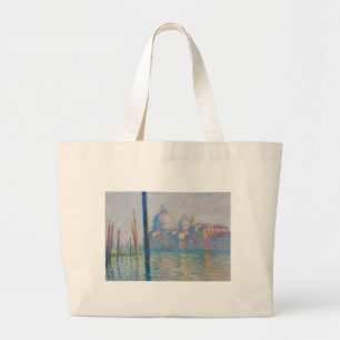 Bolsa Tote Grande Grande Canal Venice Monet Pintura