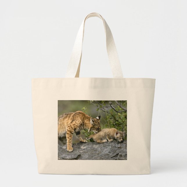 Bolsa Tote Grande Grandes Gatos - 9 (Frente)