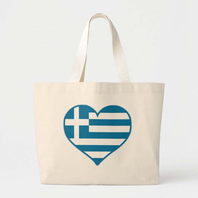 Bolsa Tote Grande Grécia Love (Frente)