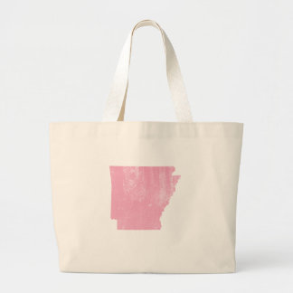 Bolsa Tote Grande Grunge cor-de-rosa do vintage de Arkansas