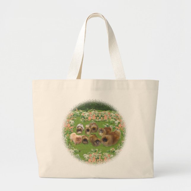Bolsa Tote Grande Grupo do Jardim (Frente)