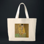 Bolsa Tote Grande Gustav Klimt "O Beijo"<br><div class="desc">A obra-prima de Gustav Klimt: "O Beijo". "O Beijo", criado pelo pintor austríaco Gustav Klimt. É considerado o trabalho mais famoso dele. Ele a pintou entre os anos de 1907 e 1908, que foram o ponto alto de seu "Período do Ouro", quando pintou uma série de obras utilizando a folha...</div>