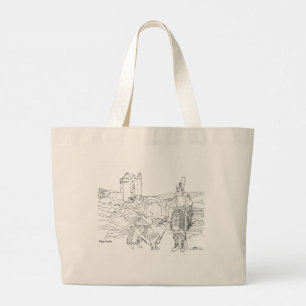 Bolsa Tote Grande Gylen Castle Scotland Tote Bag