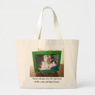 Bolsa Tote Grande Há sempre uma sala para uma mais