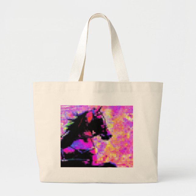 Bolsa Tote Grande Hackney em Harness (Frente)