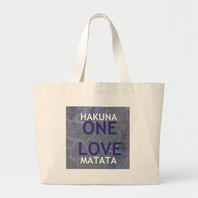 BOLSA TOTE GRANDE HAKUNA MATATA (Frente)
