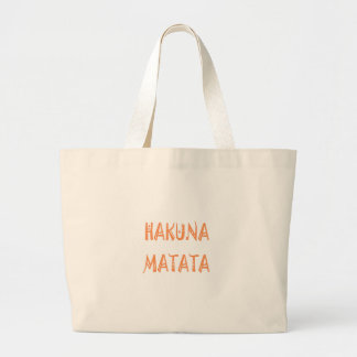 Bolsa Tote Grande Hakuna Matata - Arte Tribal Africana