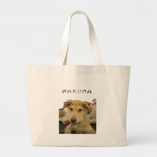 Bolsa Tote Grande Hakuna Matata Eu sei o que você está pensando