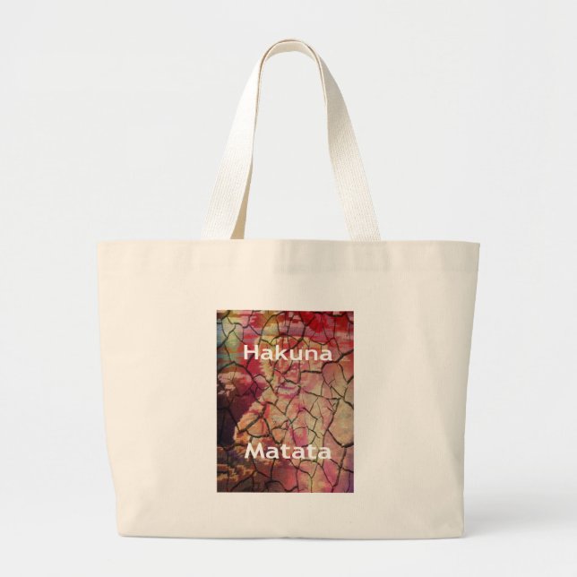 Bolsa Tote Grande Hakuna Matata Lion Cub Design (Frente)