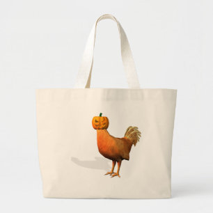 Bolsa Tote Grande Halloween Rooster