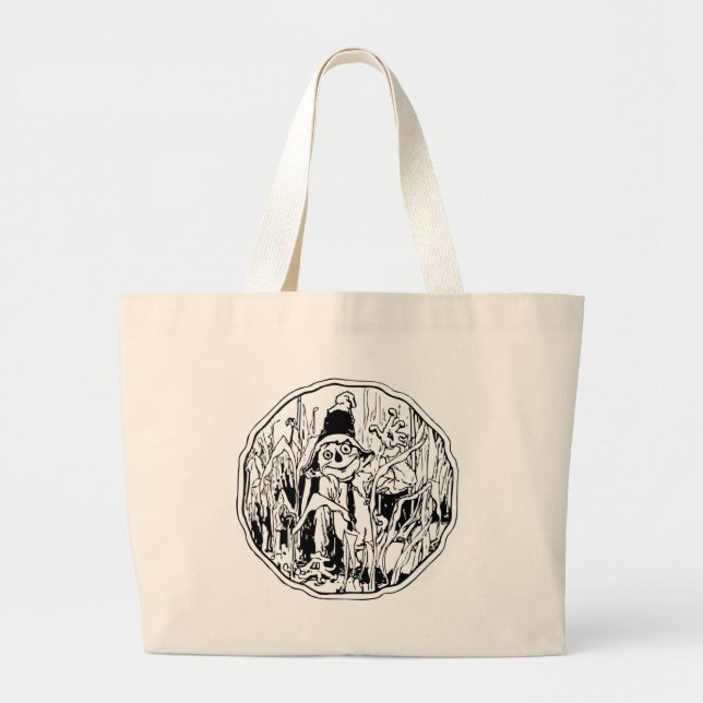 Bolsa Tote Grande Halloween Scarecrow Bag (Frente)