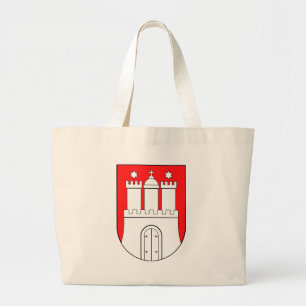 Bolsa Tote Grande Hamburger brasão