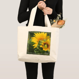 Bolsa Tote Grande HAMbWG - sacola - girassol