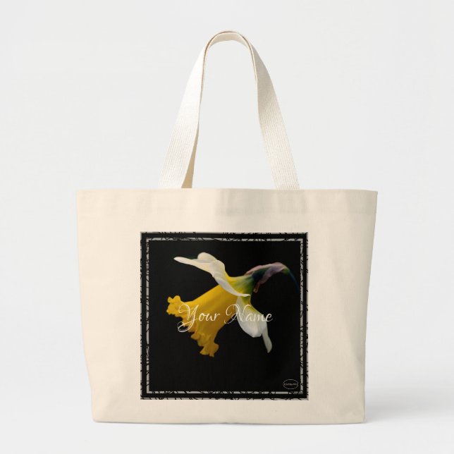 Bolsa Tote Grande HAMbyWG - Daffodils Amarelos (Frente)