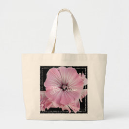 Bolsa Tote Grande HAMbyWG Flor Rosa Pálido