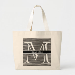 Bolsa Tote Grande HAMbyWG - Saco de Tote - Nome inicial w