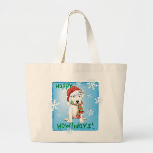 Bolsa Tote Grande Happy Howliday Dogo