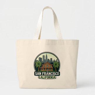 Bolsa Tote Grande Harmonia Urbana e Natural de São Francisco-