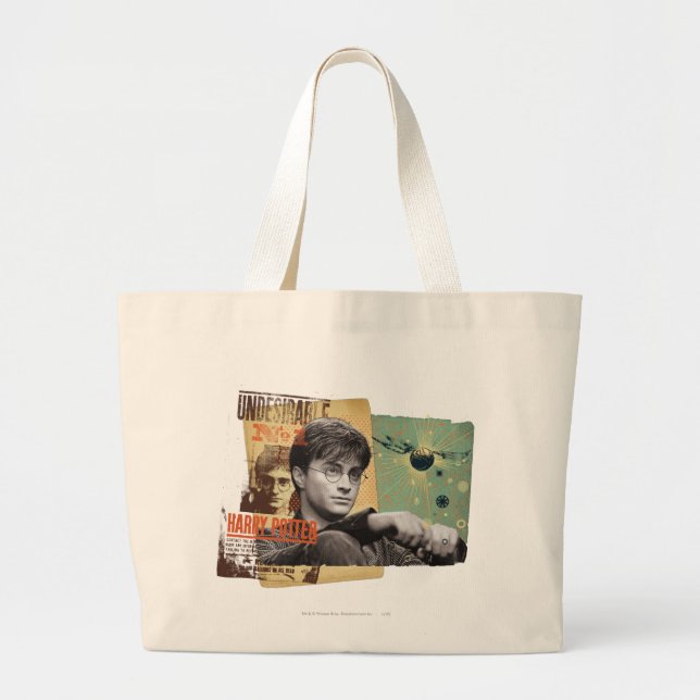 Bolsa Tote Grande Harry Potter 13 (Frente)