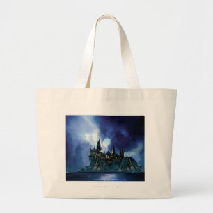 Bolsa Tote Grande Harry Potter Castle Hogwarts à noite