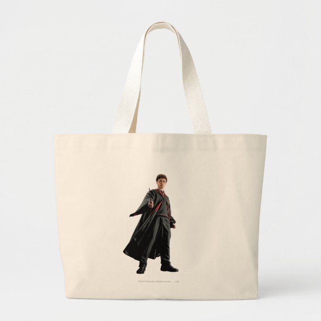 Bolsa Tote Grande Harry Potter Em Prontos (Frente)