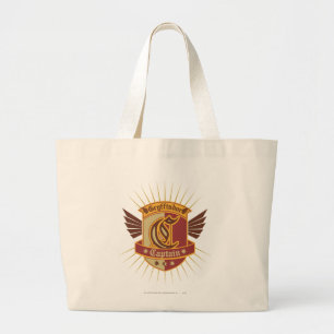 Bolsa Tote Grande Harry Potter   Gryffindor QUIDDITCH � Capitão E