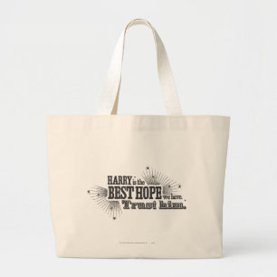 Bolsa Tote Grande Harry Potter Spell   Nossa Melhor Esperança