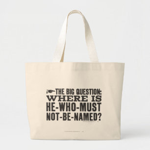 Bolsa Tote Grande Harry Potter Spell   Onde está o Voldermort?