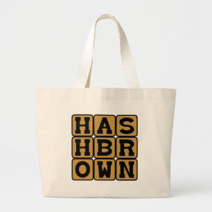 Bolsa Tote Grande Hash Brown, Potato Breakfast Treat