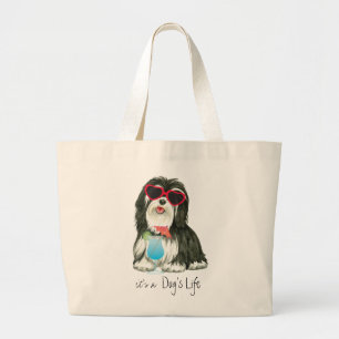 Bolsa Tote Grande Havanês de Verão