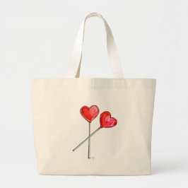 Bolsa Tote Grande Heart Lollies