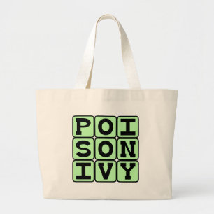 Bolsa Tote Grande Hera da Meia-Noite, Planta Que Coça