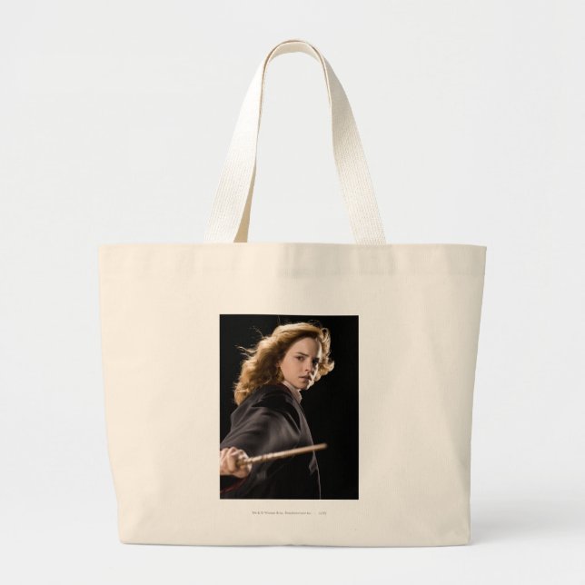 Bolsa Tote Grande Hermione Granger Pronto Para Ação (Frente)