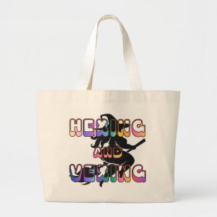 Bolsa Tote Grande HEXING E VEXING para a Pagan de Tamanho Plus