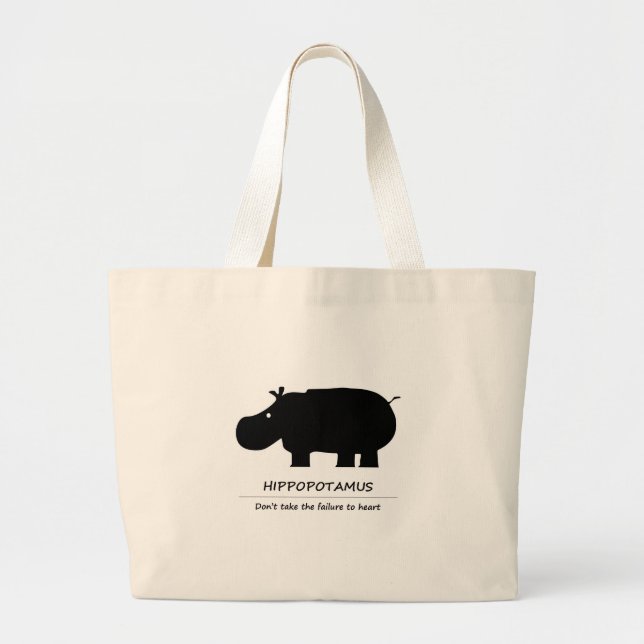 Bolsa Tote Grande Hipopótamo (Frente)