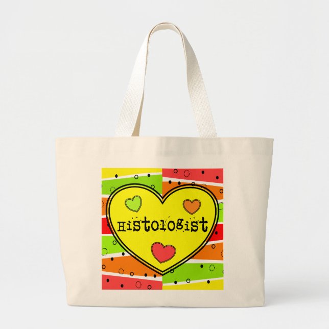 Bolsa Tote Grande Histologia Citrus Heart Tote Bag (Frente)